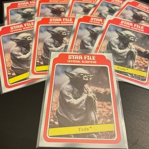 1980 Topps Star Wars: The Empire Strikes Back Yoda Card 9